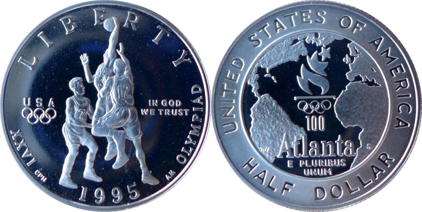 Usa Half Dollar S Olympische Sommerspiele In Atlanta