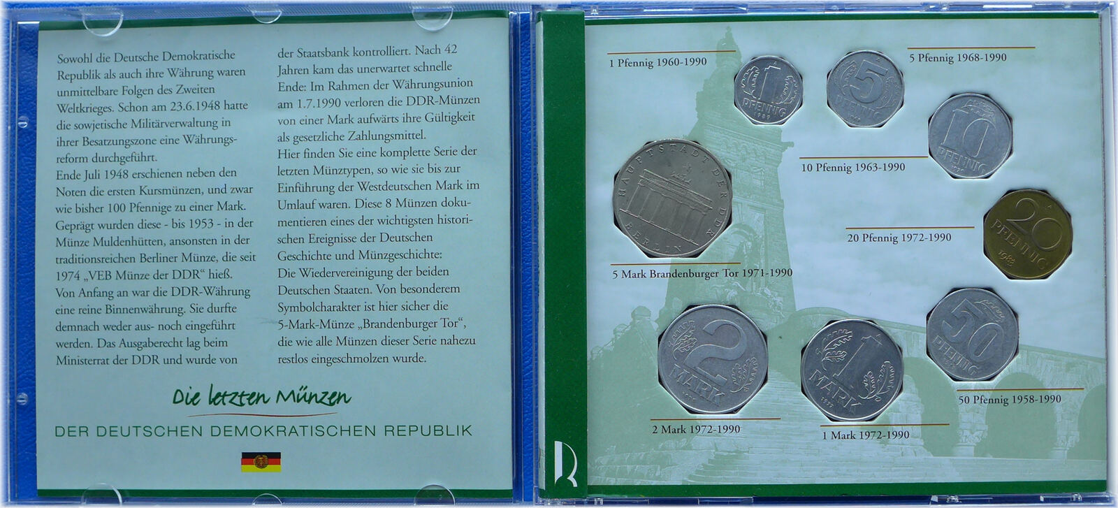 Deutschland 1 Pfennig 5 Mark 1958 1990 Zum Abschied Der Deutschen