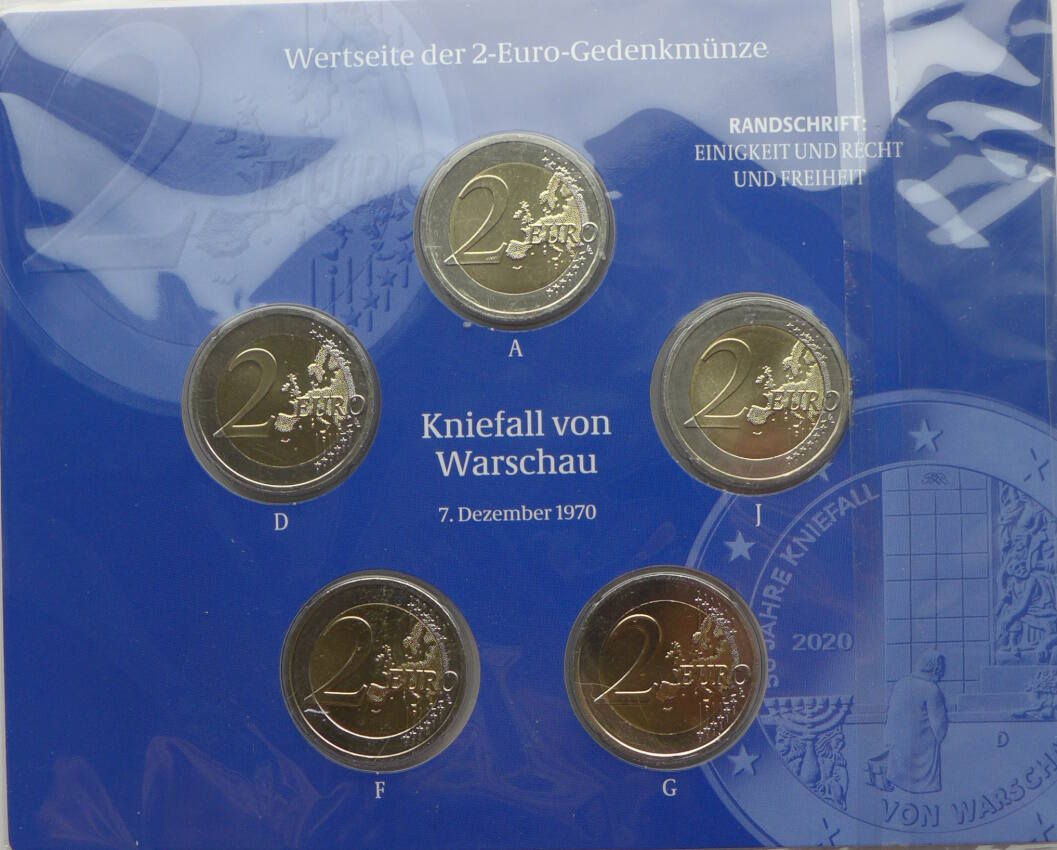 Bundesrepublik Deutschland X Euro A J Gedenkm Nzenset Jahre