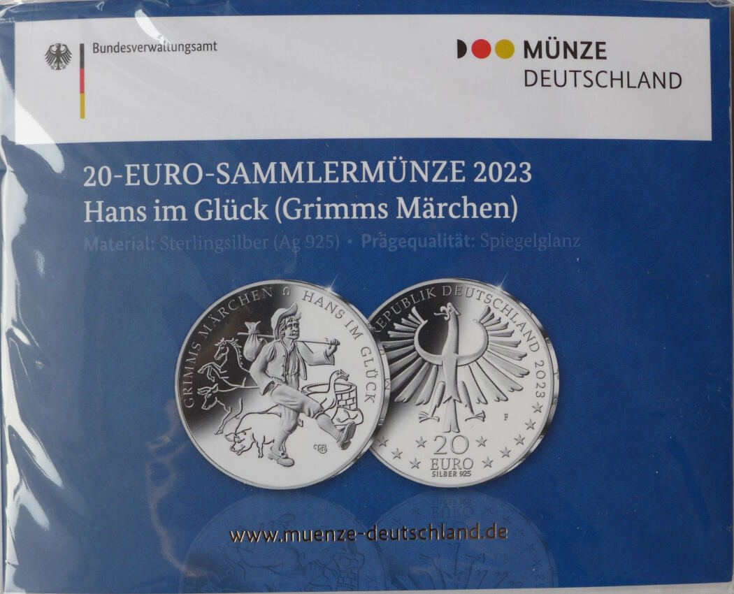 Bundesrepublik Deutschland Euro F Euro Sammlerm Nze Hans