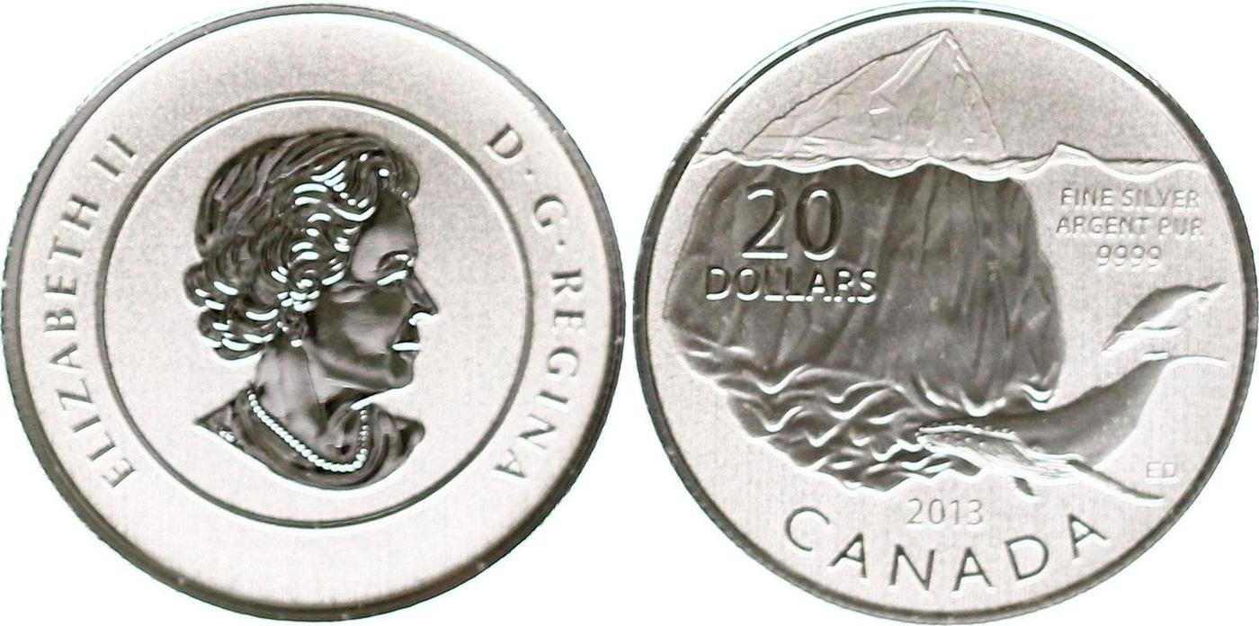 KANADA 20 Dollars 2013 Elisabeth II Seit 1952 Stempelglanz MA Shops