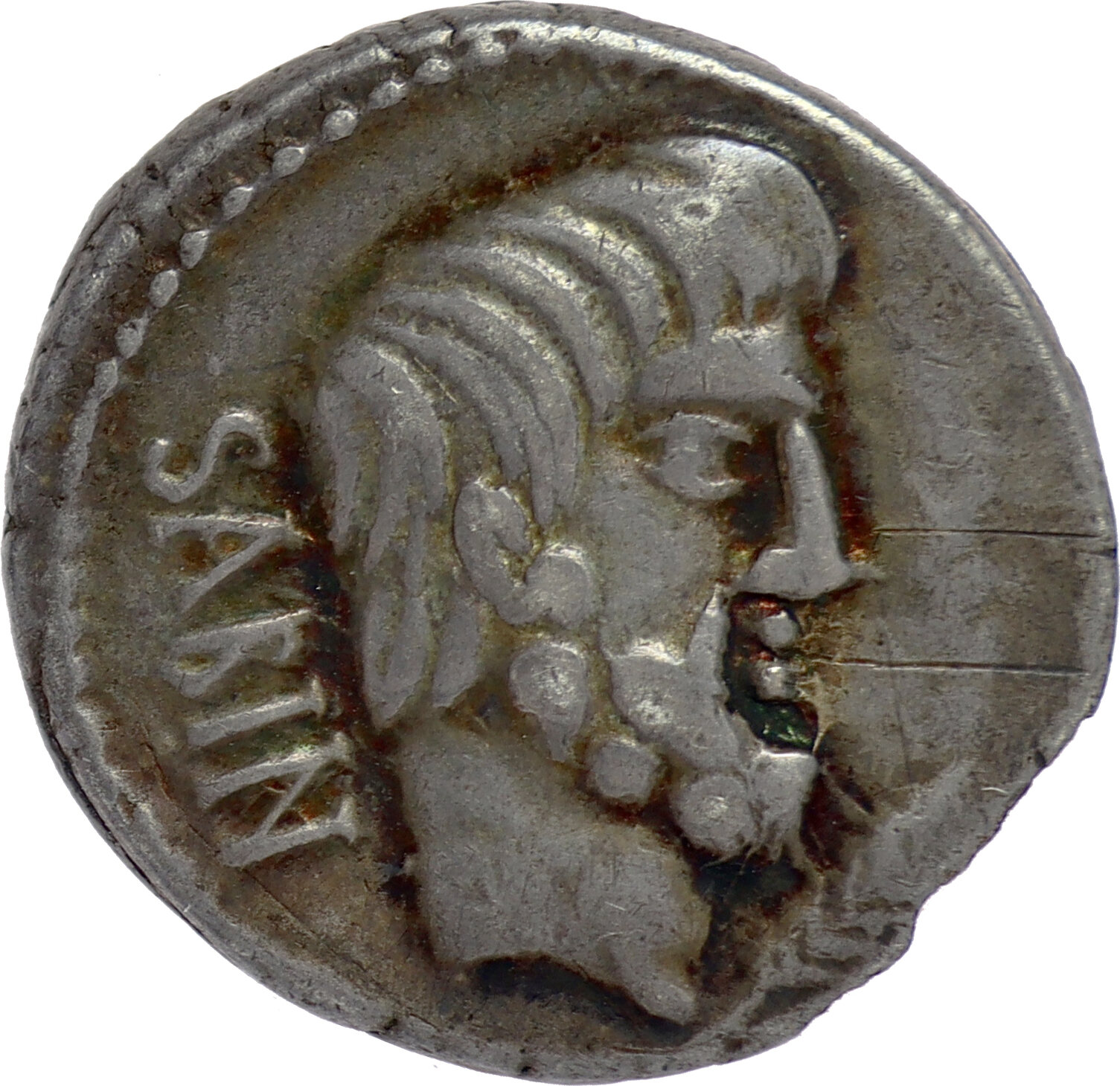 Roman Republic AR Denarius 89 BC L Titurius Sabinus W Provenance