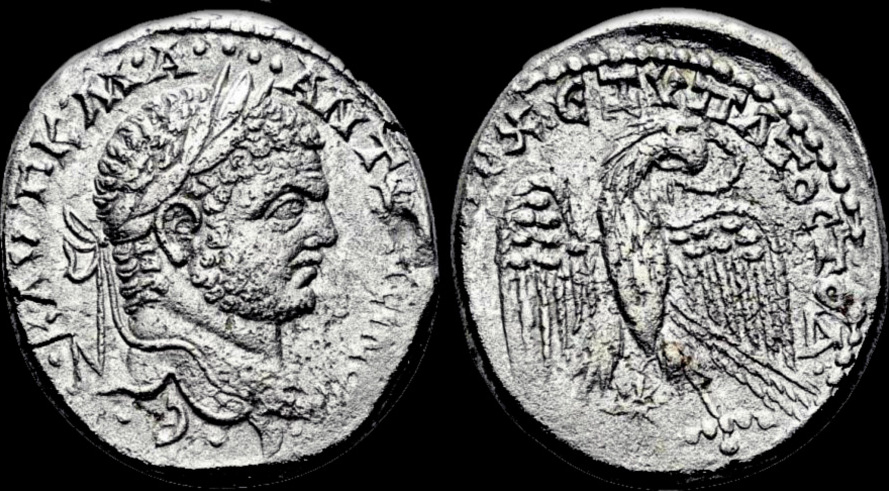 198 217AD Syria Seleucis And Pieria Antioch Caracalla AR Tetradrachm EF