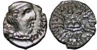India drachm India Western Satraps King Rudrasena III AR drachm