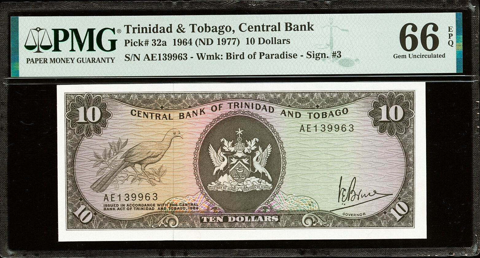 Dollars Trinidad Tobago Nd Pick A Gem Unc Pmg Epq