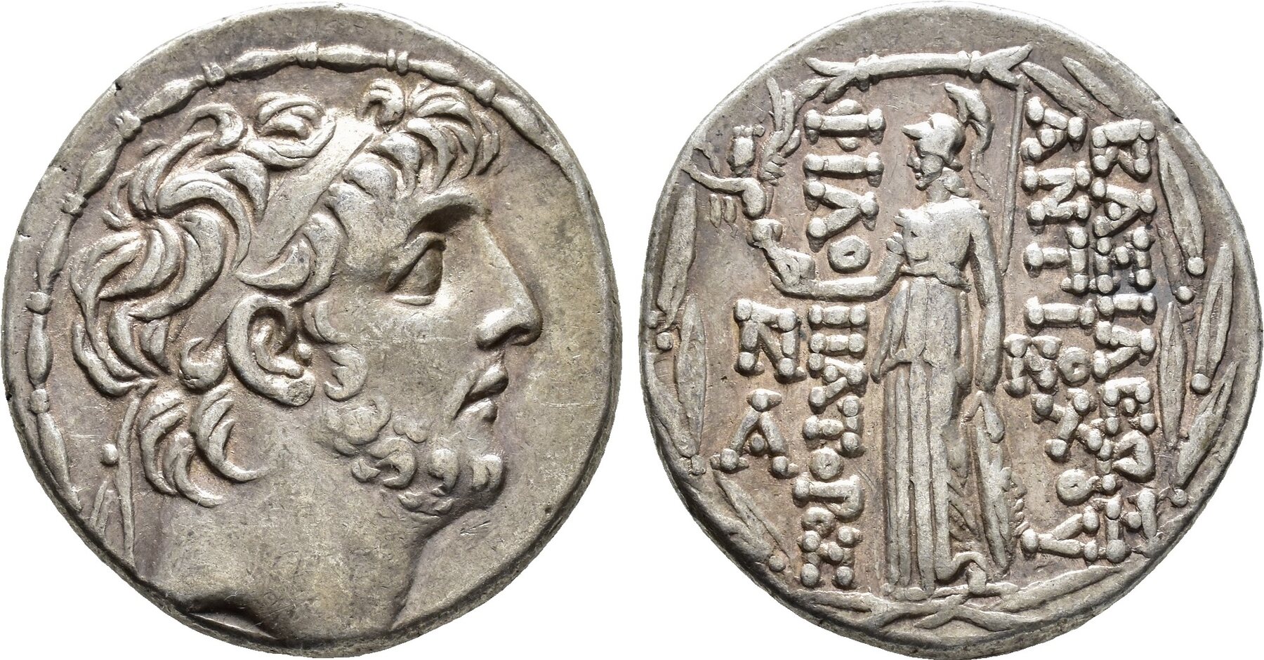 Greek World Tetradrachm Seleucid Empire Antiochos Ix Eusebes