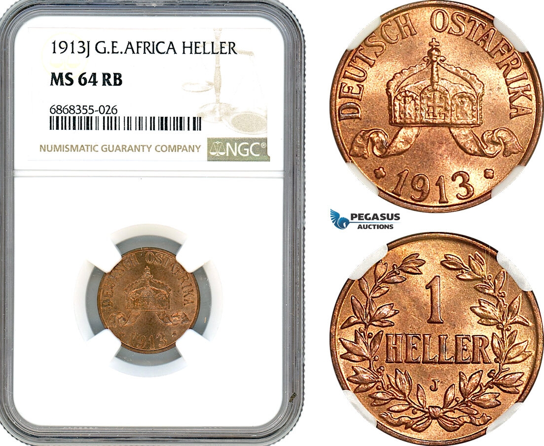 German East Africa Heller Ngc Ms Rb Ma Shops