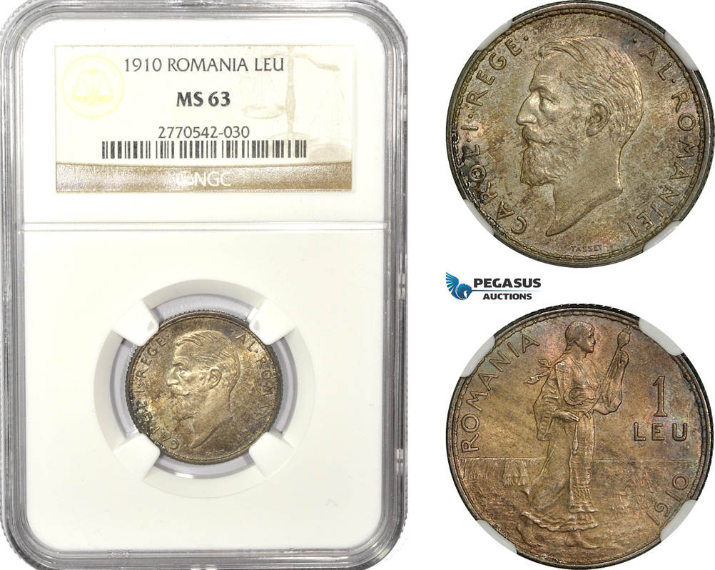 Romania Leu Carol I Ngc Ms Ma Shops