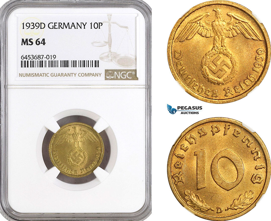 Germany Reichspfennig D Ngc Ms Ma Shops