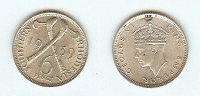 South Rhodesia 6n Pence