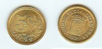 Algeria <i>Oran</i> 5 Centimes