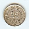 British North Borneo 25 Cent