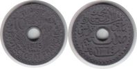 Tunesien Probe 10 Centimes Französisches Protektorat Probe 10 Centimes 1945 Zink