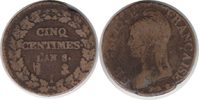 Frankreich 5 Centimes Directoire 5 Centimes L'an 8/7 I, Limoges