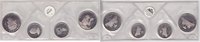 Haiti Proof Set Haiti Proof Set 1973 (4 Stück)