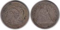 USA Quarter Seated Liberty Quarter 1876 S