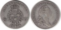 Schweden 1/6 Riksdaler Gustav III. 1/6 Riksdaler 1788 OL