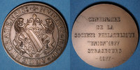 ELSAß Alsace. Strasbourg. Centenaire de la Société philatélique Union 1877. 1977. Mé