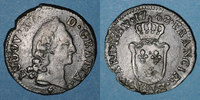 FRENCH ROYAL COINS Louis XV (1715-1774). 1/2 sol d'Aix 1768& Foto