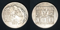 EUROPE Autriche. République. 100 schilling 1977. 900e anniversaire de la forteresse de Salzbourg