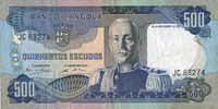 OTHER FOREIGN NOTES Angola. Banque d'Angola (Banco de Angola). Billet. 500 escudos 24.11.1972