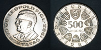 EUROPE Autriche. République. 500 schilling 1982. Léopold Figl