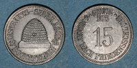 KAISERREICH MÜNZEN Eggenfelden. Distriktssparkasse. 15 pfennig 1916 Foto