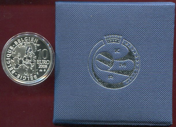 Belgien 10 Euro Olympiade Peking 2008 Pp Ovp MA Shops