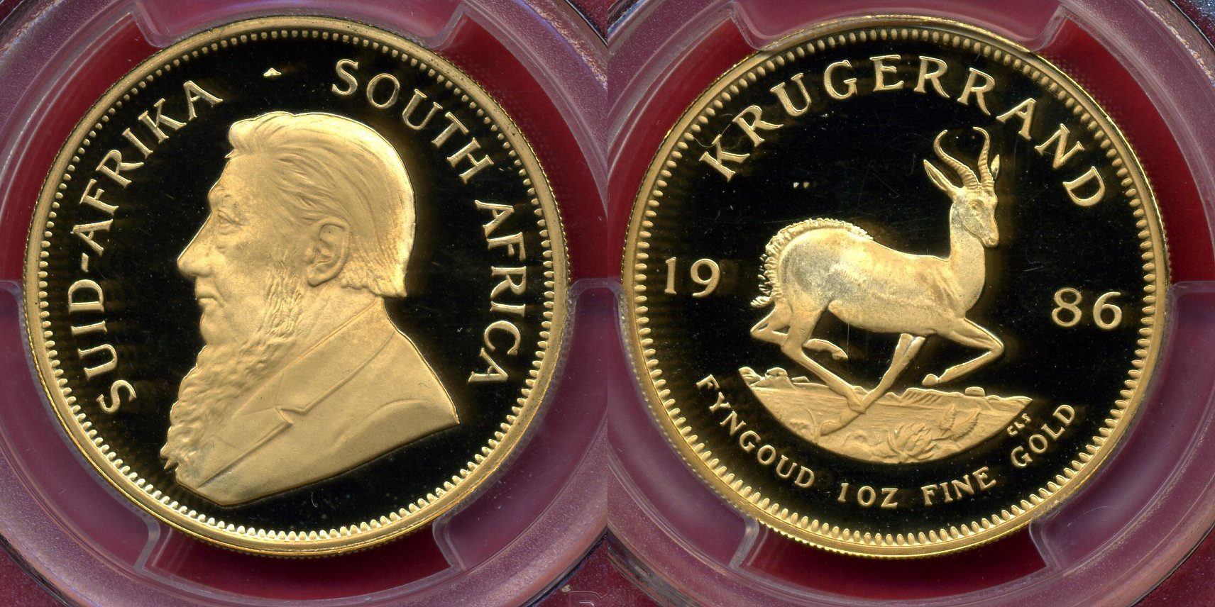 S Dafrika South Afrika Unze Gold Kr Gerrand Pp Pcgs Pr Dcam