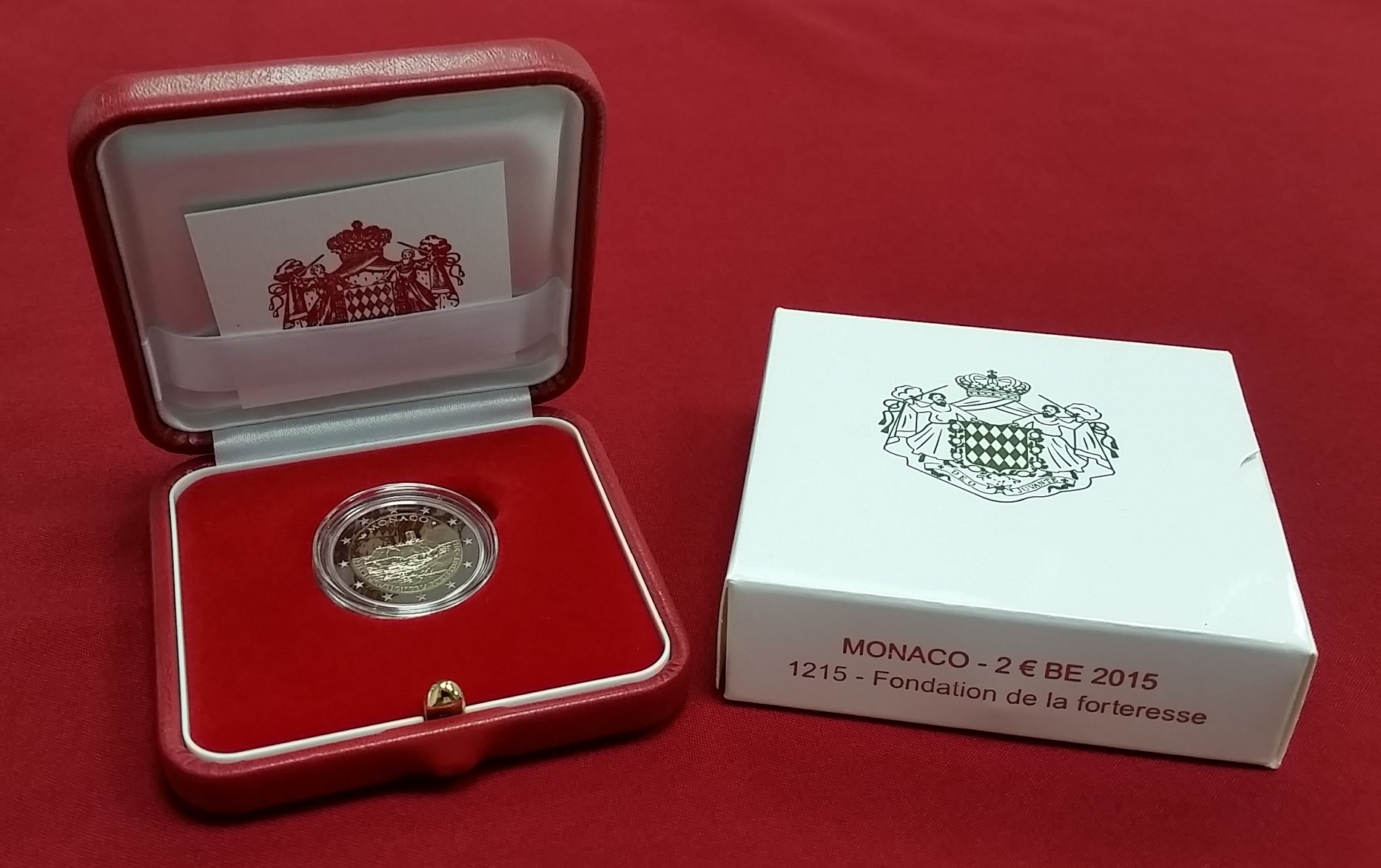 Monaco Euro Gedenkm Nze Commemorative Coin Jahre Bau Des