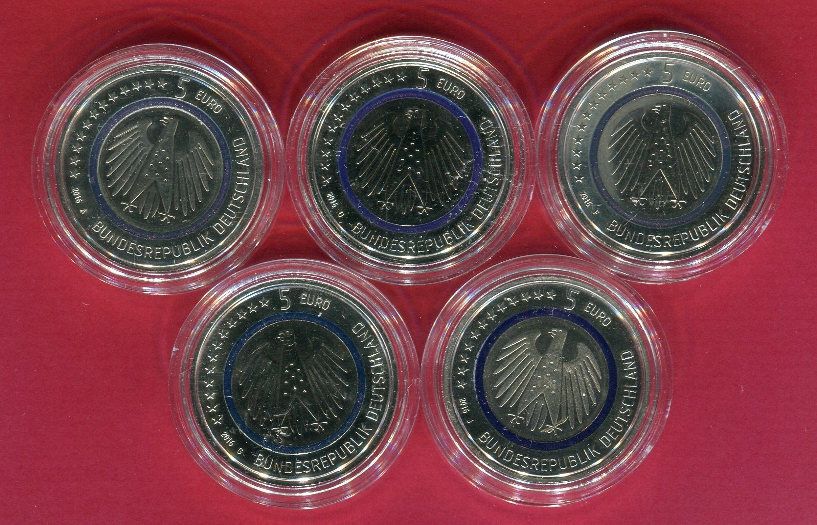 Bundesrepublik Deutschland X Euro M Nzen Blauer Planet Erde