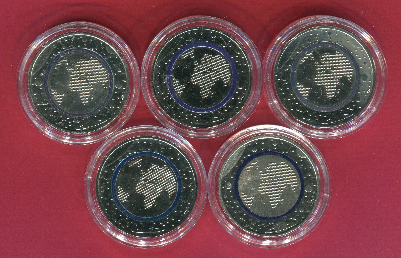 Bundesrepublik Deutschland X Euro M Nzen Blauer Planet Erde