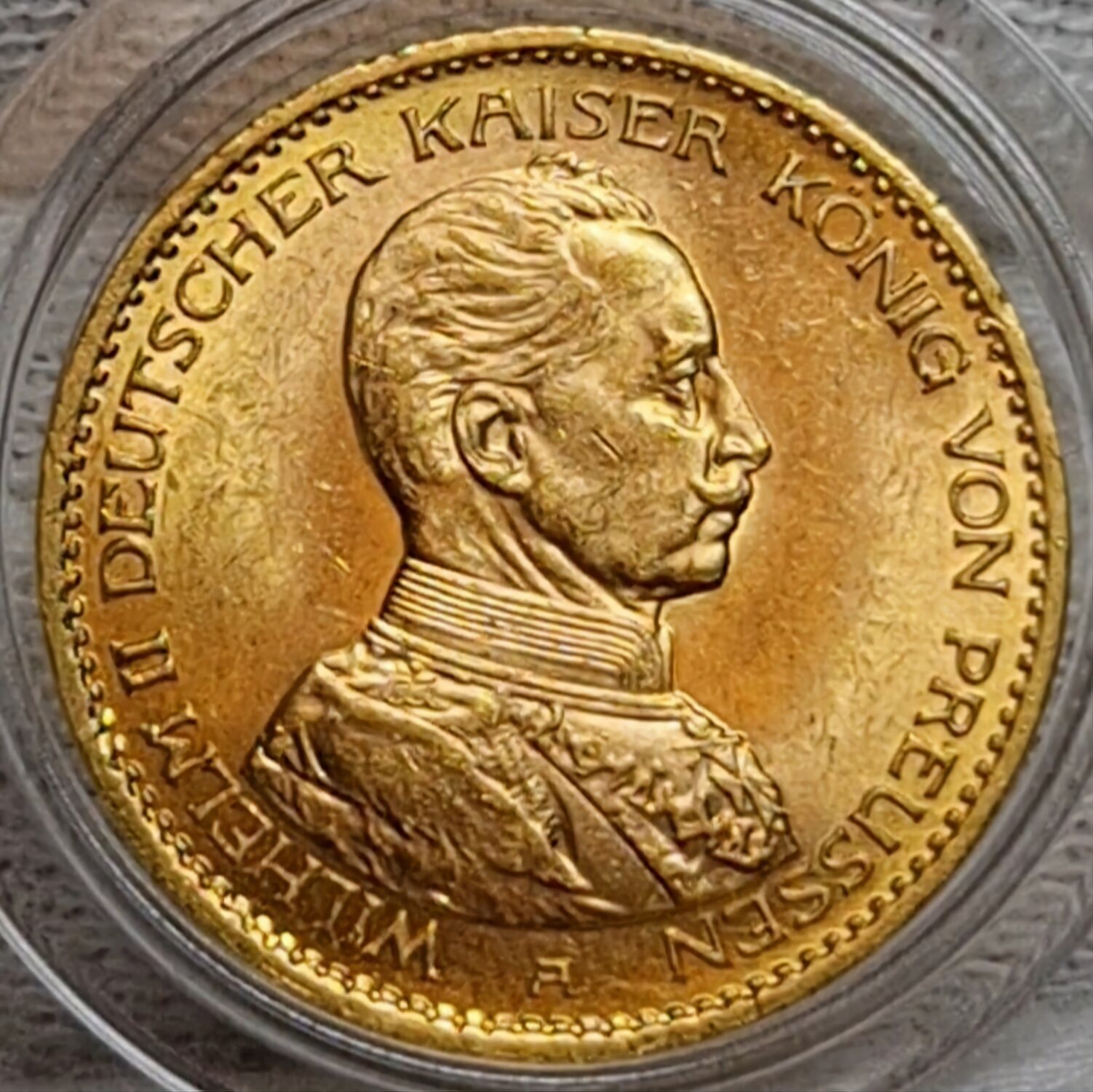 Preußen Kaiserreich German Empire 20 Mark Goldmünze 1914 A Kürassier