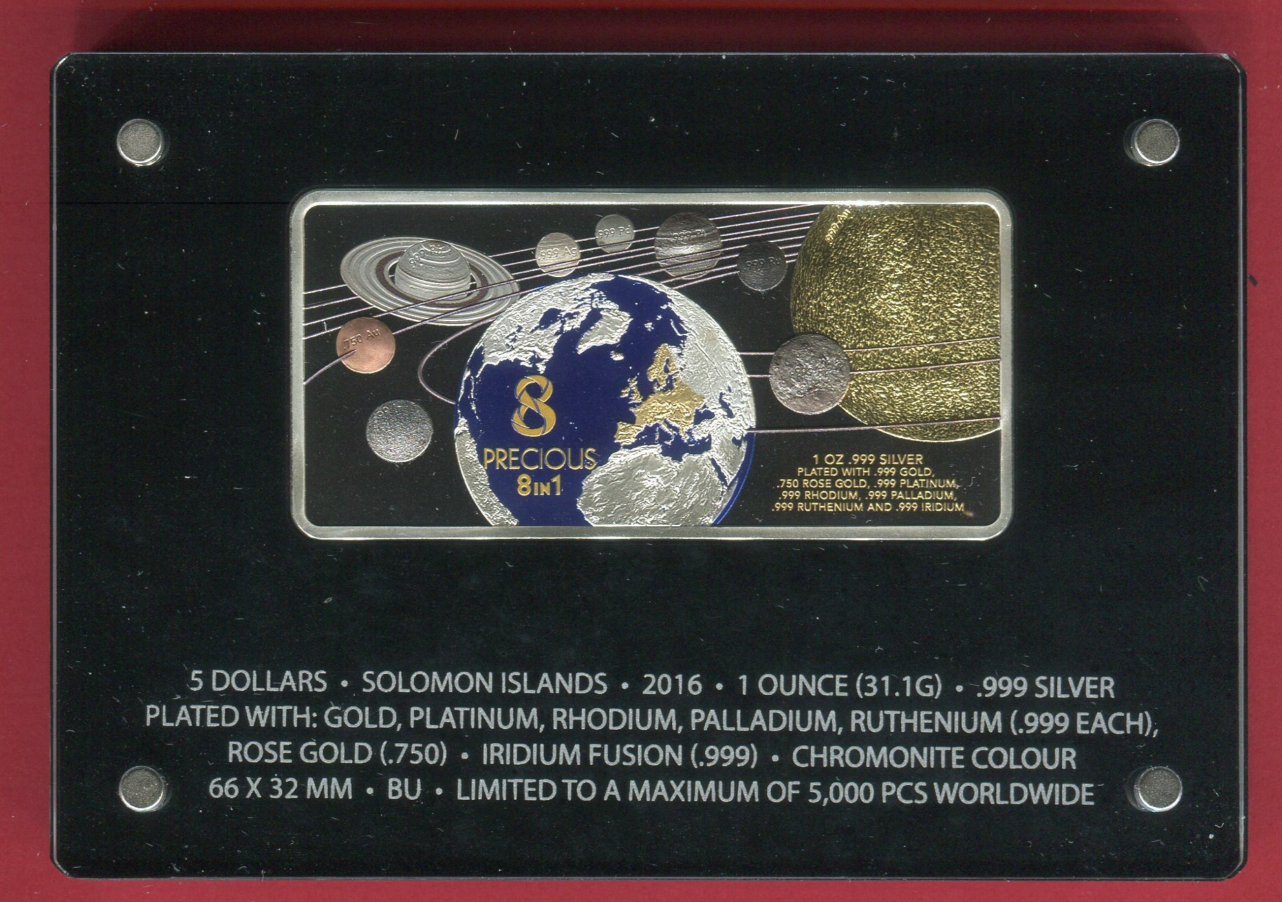 Salomonen Solomon Islands Dollar M Nzbarren Oz Silver