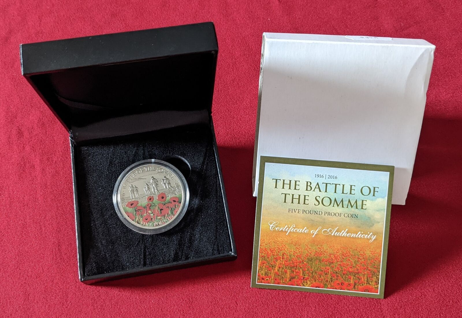 Bailiwick of Guernsey 5 Pounds Ku Ni Münze 2016 Battle of the Somme