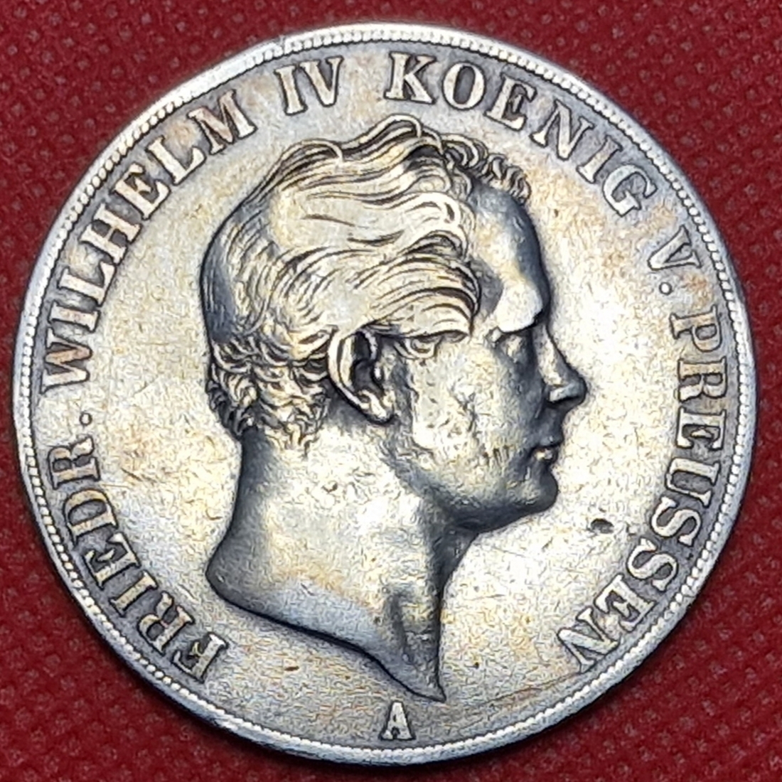 Preu En Doppeltaler Doppelter Vereinstaler A Friedrich Wilhelm Iv