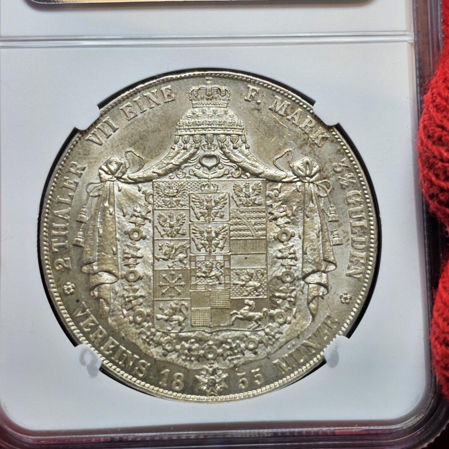 Germany Brandenburg Preußen Prussia 2 Taler 1855A Vereins Doppeltaler