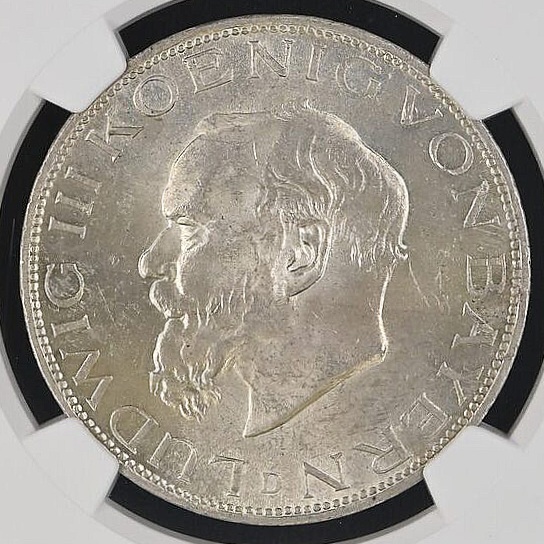 Bavaria Bayern Kaiserreich Deutschland Mark D Ludwig Iii Ngc Ms