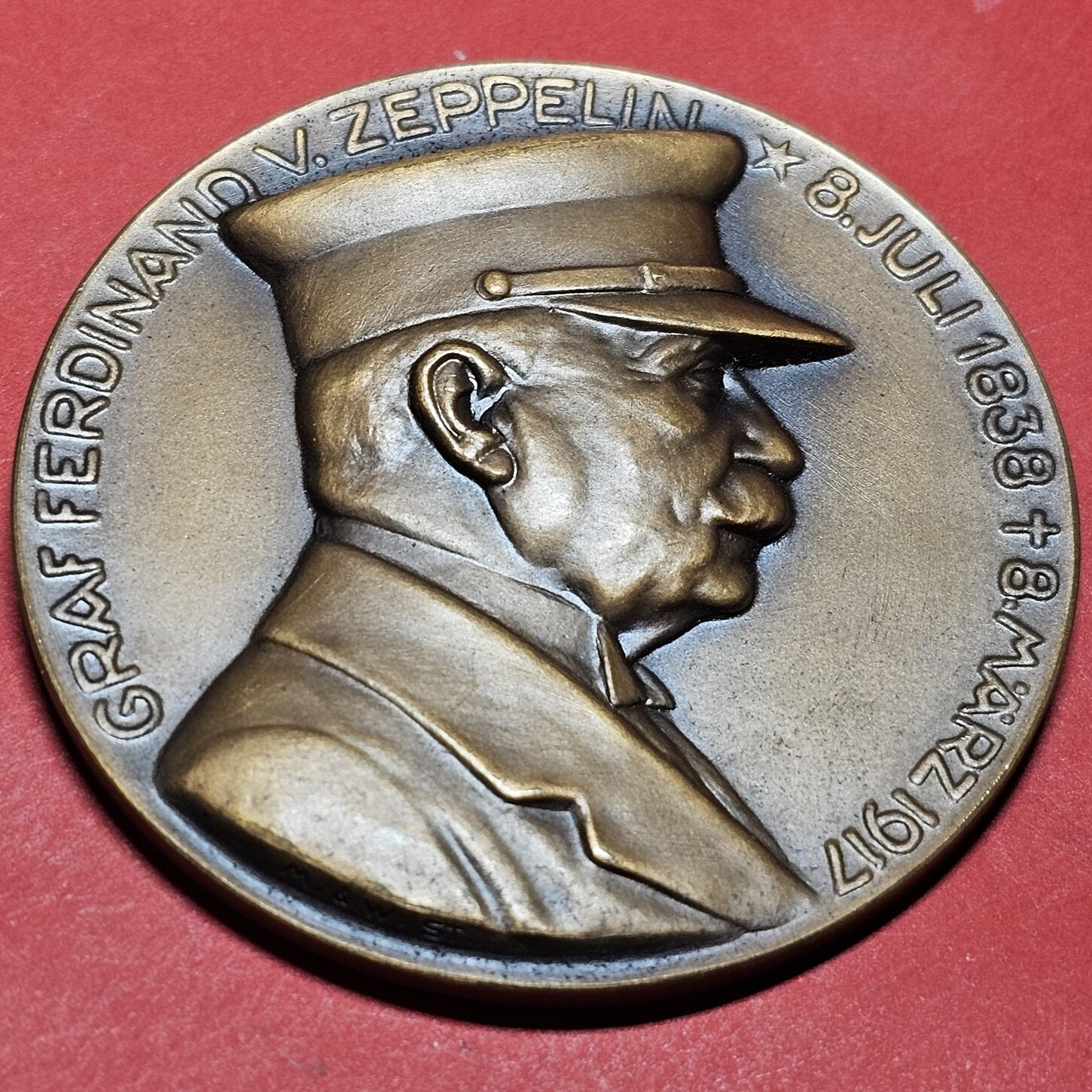 Deutschland Weimarer Republik Germany Bronzemedaille Graf Zeppelin