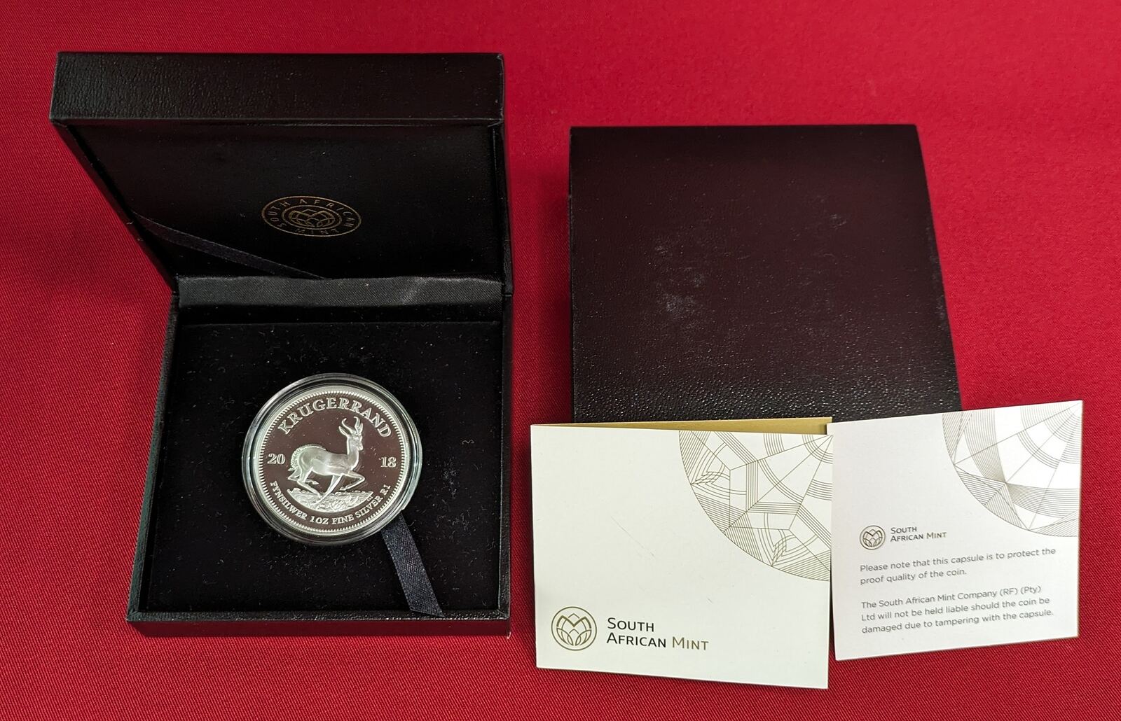 S Dafrika South Africa Silberm Nze Oz Fine Silver Proof