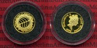 Cook Islands 10 Dollars Goldmünze 1/25 Unze Cook Islands 10 $ Goldmünze 1/25 Unze 1999 Sonnenfinsternis PP Bild