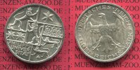 Weimarer Republik Deutsches Reich 3 Mark Weimarer Republik 3 Mark Uni Marburg 1927 A Silber f. Stgl