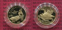 USA 5 Dollars Goldmünze USA 5 $ 1995 Olympiade Atlanta Stadion PP Gold 8,36 g 21,59 mm