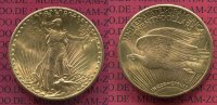 USA 20 Dollars Gold St. Gaudens Double Eagle USA 20 Dollars 1924 Gold St. Gaudens Typ Double Eagle Gold