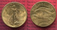 USA 20 Dollars Gold St. Gaudens Double Eagle USA 20 Dollars 1924 Gold St. Gaudens Typ Double Eagle Gold