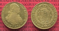 Mexico 4 Escudos Gold Mexico 4 Escudos Gold 1795 M MF, Carolus IIII. Karl IV,