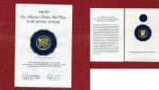 Panama 100 Balboas Gold Panama 100 Balboas 1979 La Tortuga de Oro Schildkröte Gold PP Franklin Mint Zert