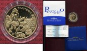 Frankreich France 20 Euro Gold, 1/2 Unze Feingold Frankreich 20 Euro Gold 2002 Märchenserie, Pinocchio. PP OVP