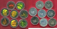 Liberia 8 x 10 Dollars 2002 Stempelglanz m...