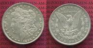 USA 1 Dollar Silber Morgan Typ USA 1 Dollar Morgan Typ 1896, Silber überdurchschnittlich